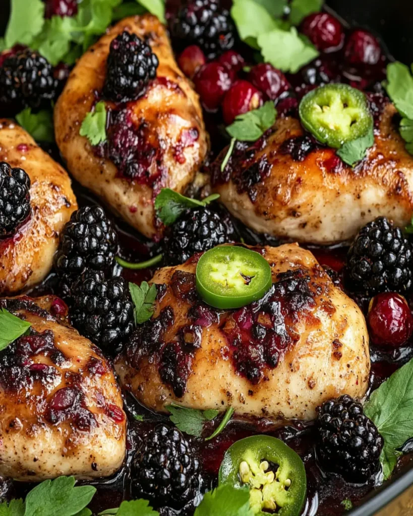 Jalapeño Blackberry Chicken First Image First Image