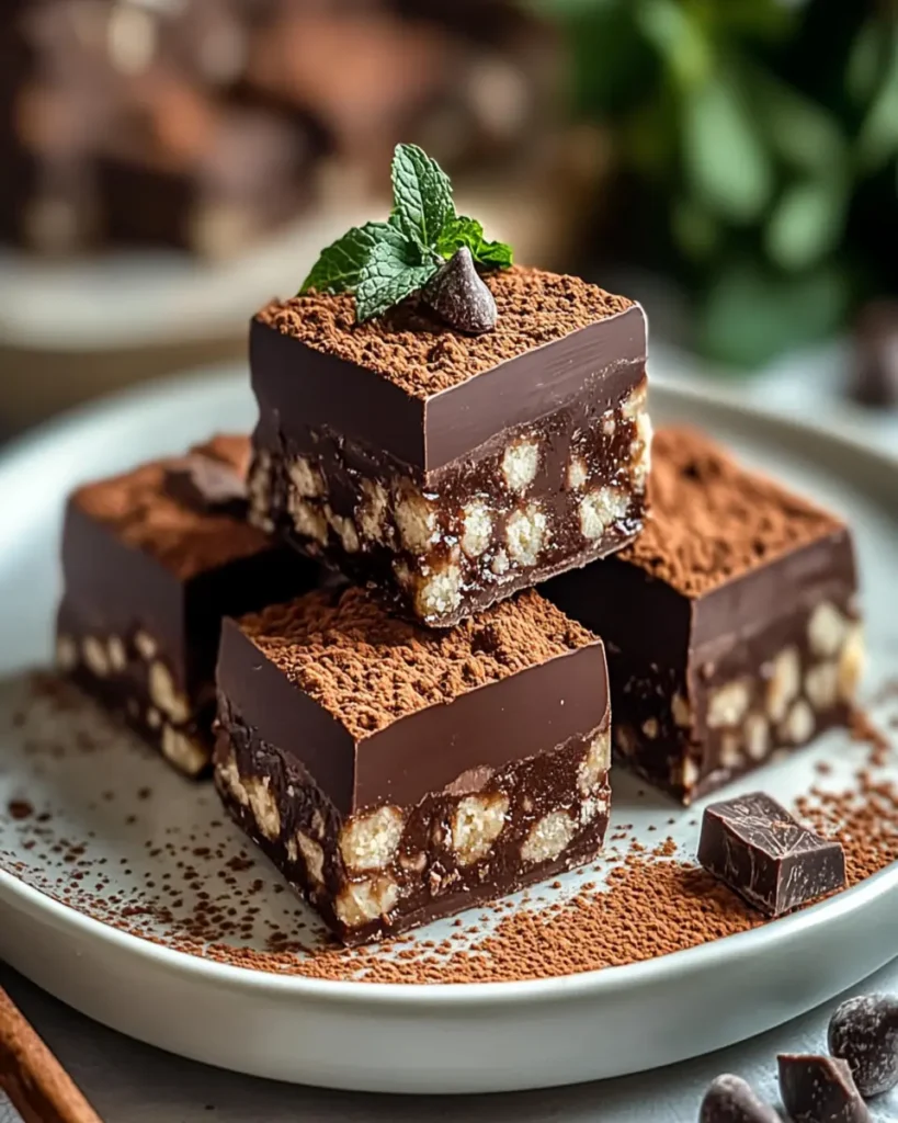 Easy No-Bake Chocolate Biscuit Bars Recipe First Image First Image