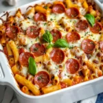 Easy Pizza Pasta Bake First Image First Image